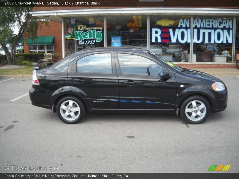 Black / Charcoal Black 2007 Chevrolet Aveo LT Sedan