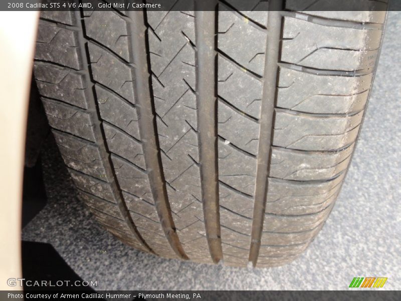 Gold Mist / Cashmere 2008 Cadillac STS 4 V6 AWD