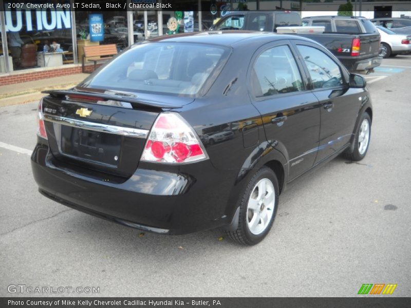 Black / Charcoal Black 2007 Chevrolet Aveo LT Sedan