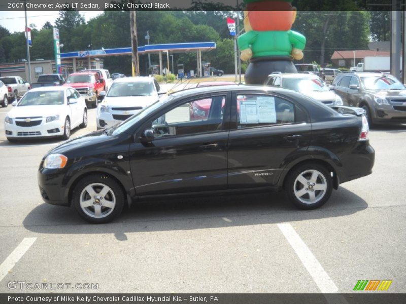 Black / Charcoal Black 2007 Chevrolet Aveo LT Sedan