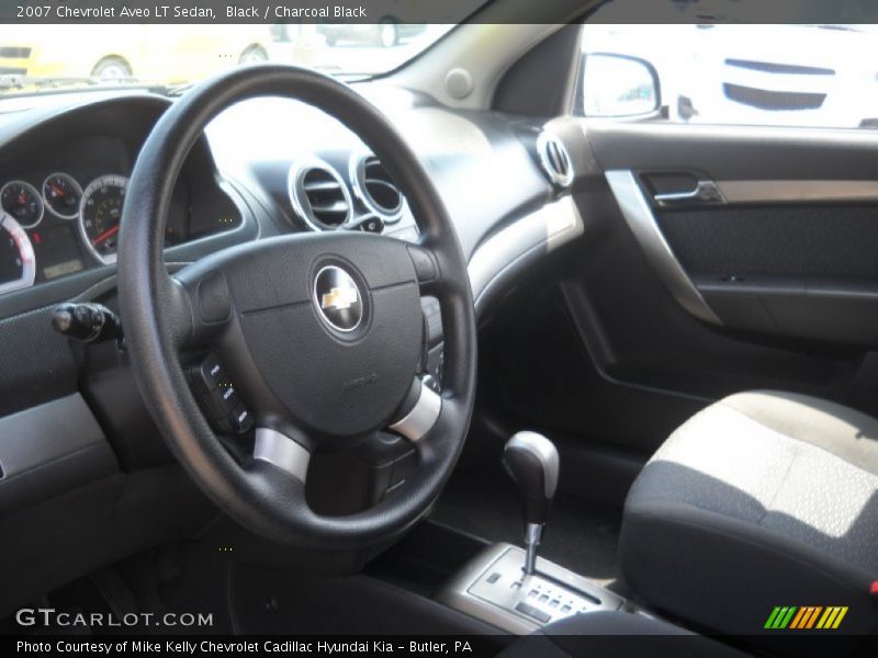 Black / Charcoal Black 2007 Chevrolet Aveo LT Sedan