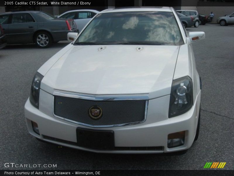 White Diamond / Ebony 2005 Cadillac CTS Sedan