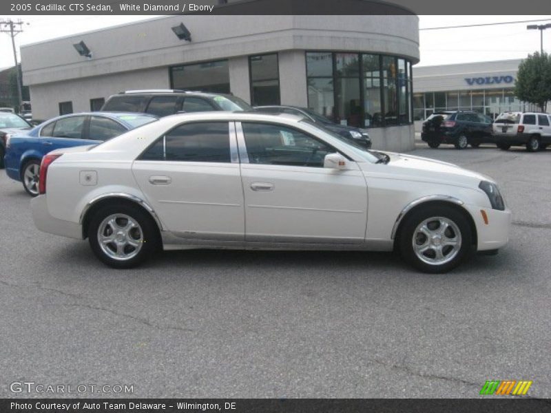 White Diamond / Ebony 2005 Cadillac CTS Sedan