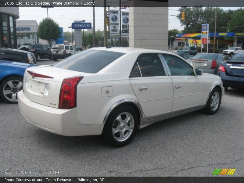 White Diamond / Ebony 2005 Cadillac CTS Sedan