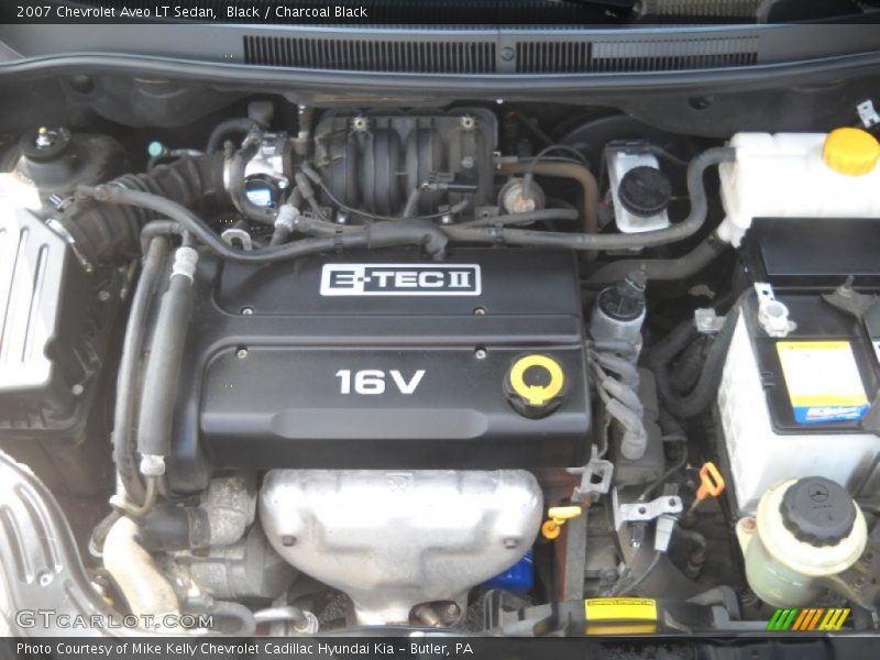 2007 Aveo LT Sedan Engine - 1.6 Liter DOHC 16-Valve E-TEC 4 Cylinder