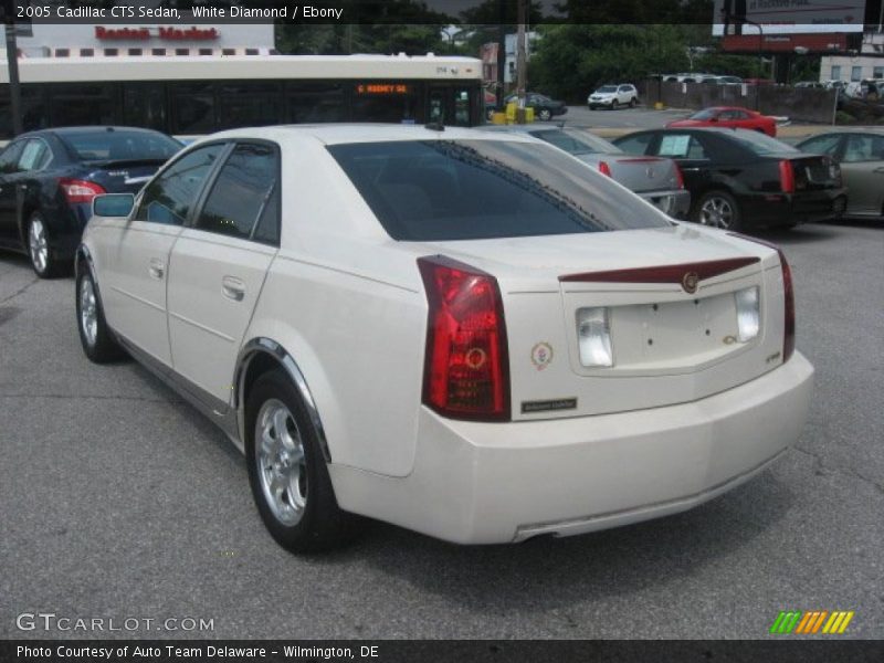 White Diamond / Ebony 2005 Cadillac CTS Sedan