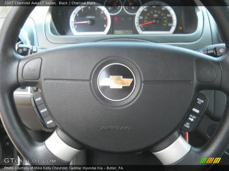 Black / Charcoal Black 2007 Chevrolet Aveo LT Sedan