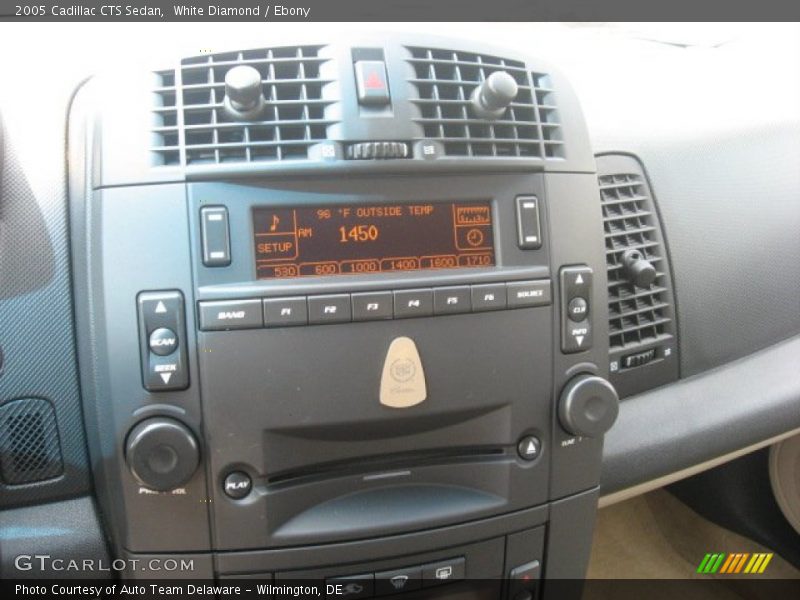 White Diamond / Ebony 2005 Cadillac CTS Sedan