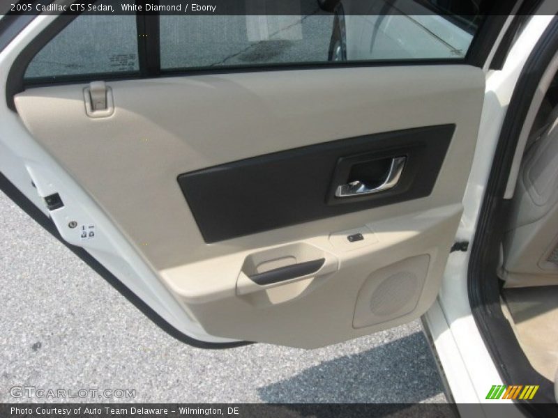 White Diamond / Ebony 2005 Cadillac CTS Sedan
