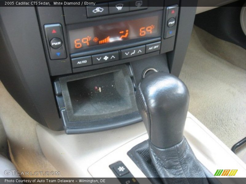 White Diamond / Ebony 2005 Cadillac CTS Sedan