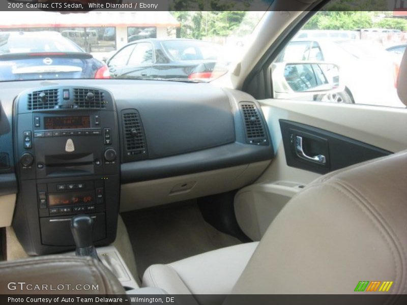 White Diamond / Ebony 2005 Cadillac CTS Sedan