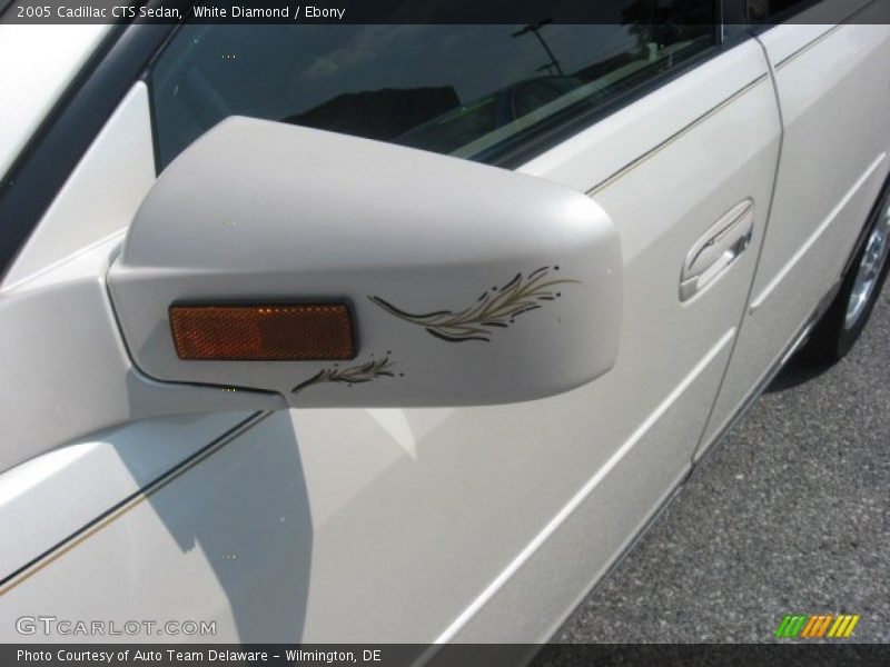 White Diamond / Ebony 2005 Cadillac CTS Sedan