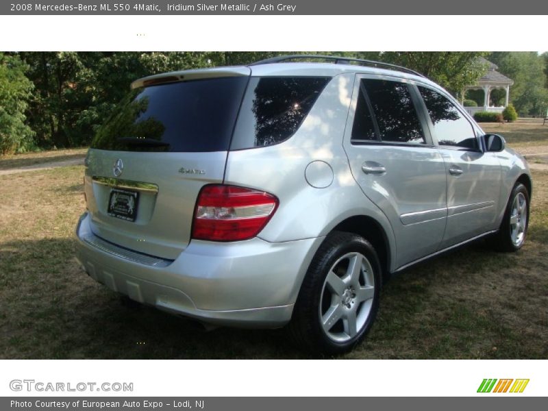 Iridium Silver Metallic / Ash Grey 2008 Mercedes-Benz ML 550 4Matic