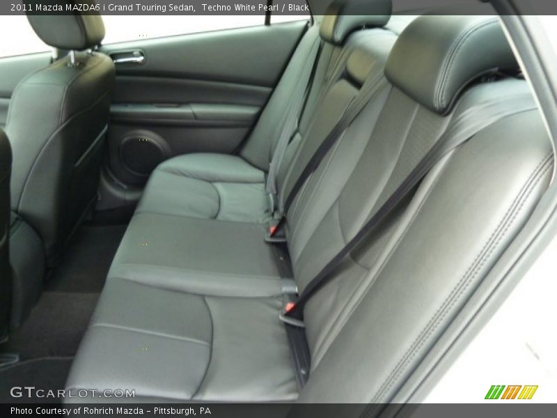 Techno White Pearl / Black 2011 Mazda MAZDA6 i Grand Touring Sedan