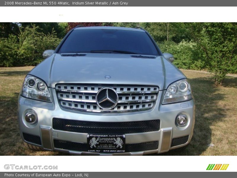 Iridium Silver Metallic / Ash Grey 2008 Mercedes-Benz ML 550 4Matic