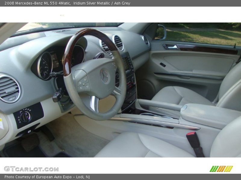 Iridium Silver Metallic / Ash Grey 2008 Mercedes-Benz ML 550 4Matic