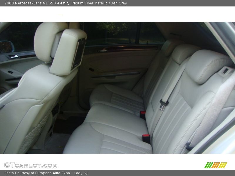 Iridium Silver Metallic / Ash Grey 2008 Mercedes-Benz ML 550 4Matic