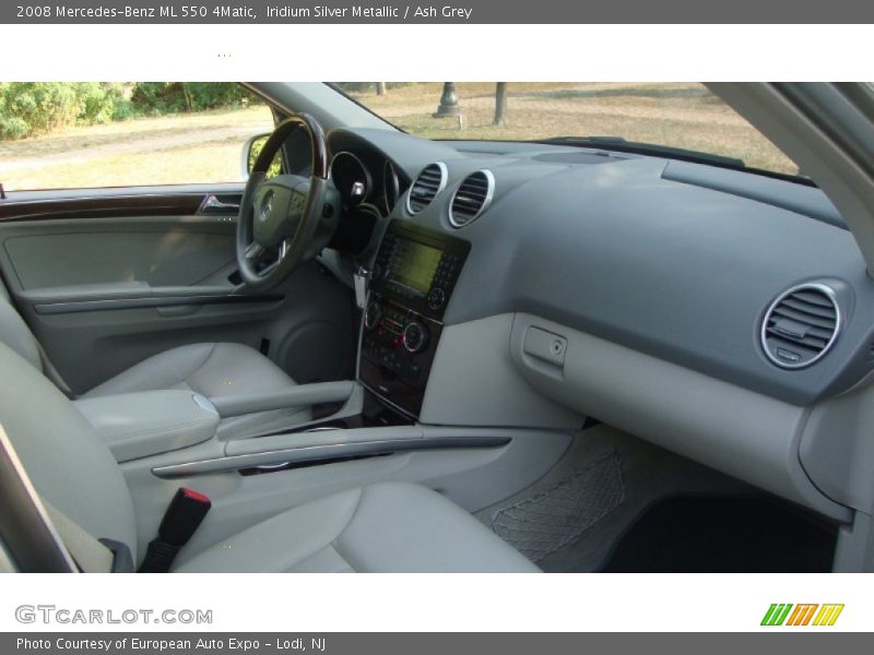 Iridium Silver Metallic / Ash Grey 2008 Mercedes-Benz ML 550 4Matic
