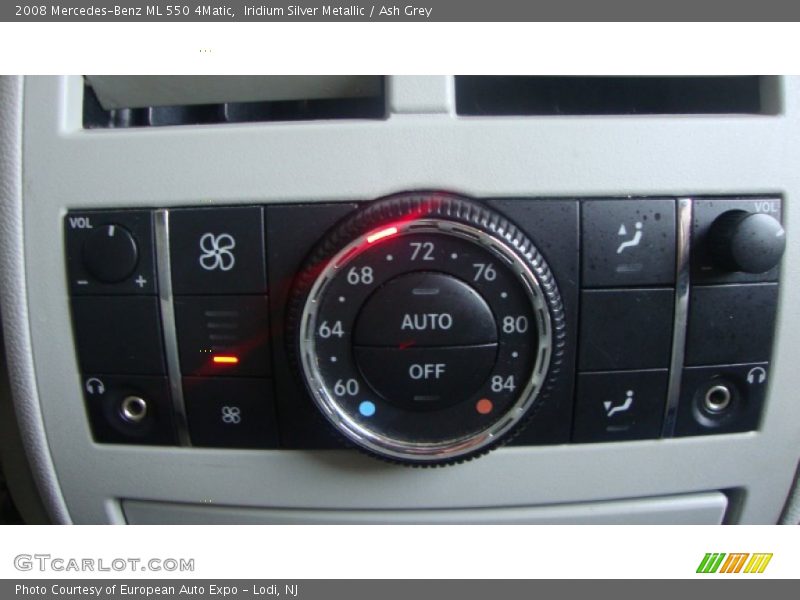Iridium Silver Metallic / Ash Grey 2008 Mercedes-Benz ML 550 4Matic
