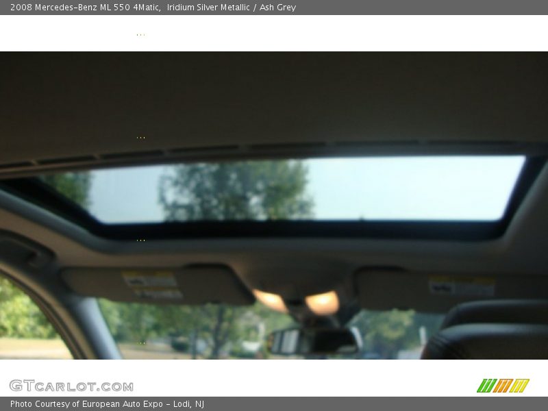 Iridium Silver Metallic / Ash Grey 2008 Mercedes-Benz ML 550 4Matic