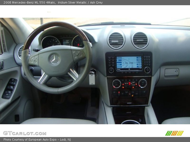 Iridium Silver Metallic / Ash Grey 2008 Mercedes-Benz ML 550 4Matic