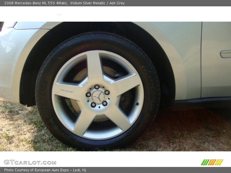 Iridium Silver Metallic / Ash Grey 2008 Mercedes-Benz ML 550 4Matic