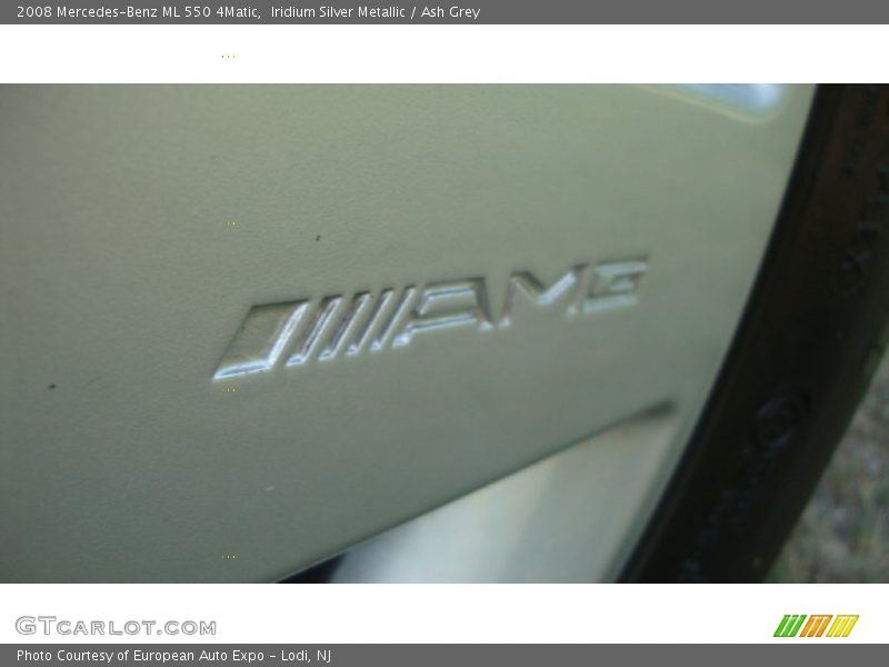 Iridium Silver Metallic / Ash Grey 2008 Mercedes-Benz ML 550 4Matic