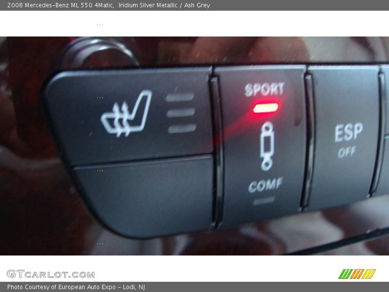 Iridium Silver Metallic / Ash Grey 2008 Mercedes-Benz ML 550 4Matic