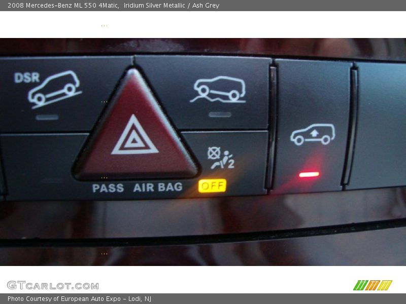 Iridium Silver Metallic / Ash Grey 2008 Mercedes-Benz ML 550 4Matic