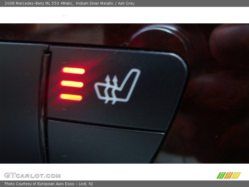 Iridium Silver Metallic / Ash Grey 2008 Mercedes-Benz ML 550 4Matic
