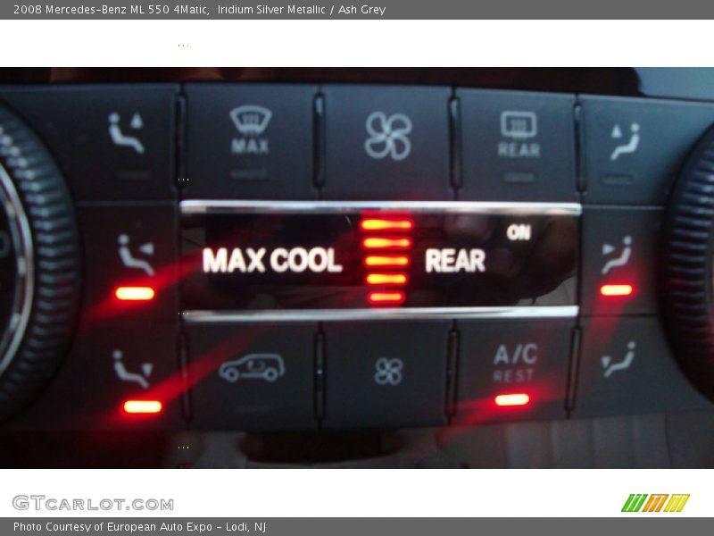 Iridium Silver Metallic / Ash Grey 2008 Mercedes-Benz ML 550 4Matic