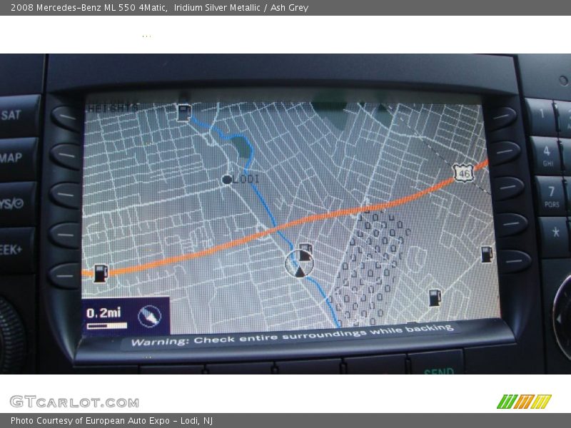 Navigation of 2008 ML 550 4Matic