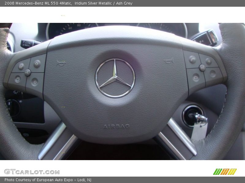Iridium Silver Metallic / Ash Grey 2008 Mercedes-Benz ML 550 4Matic