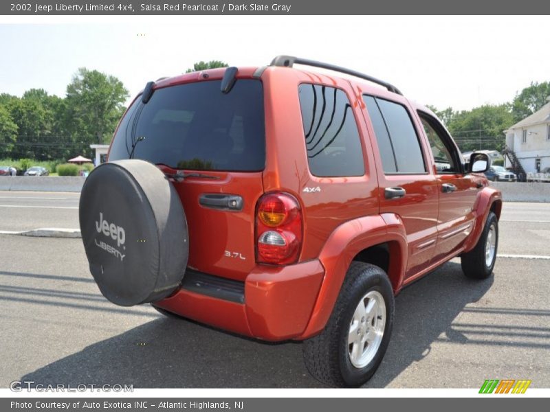 Salsa Red Pearlcoat / Dark Slate Gray 2002 Jeep Liberty Limited 4x4