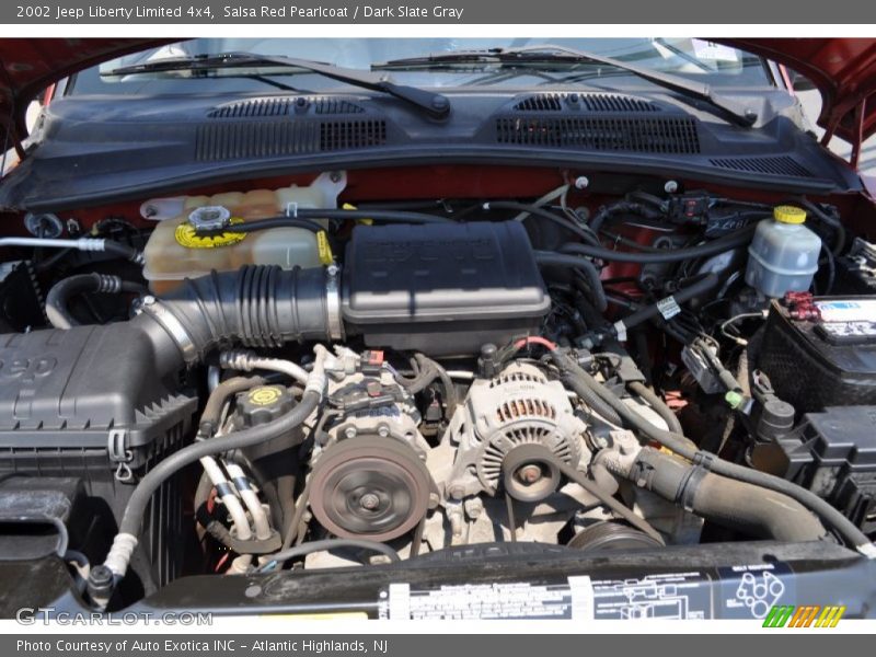 Salsa Red Pearlcoat / Dark Slate Gray 2002 Jeep Liberty Limited 4x4