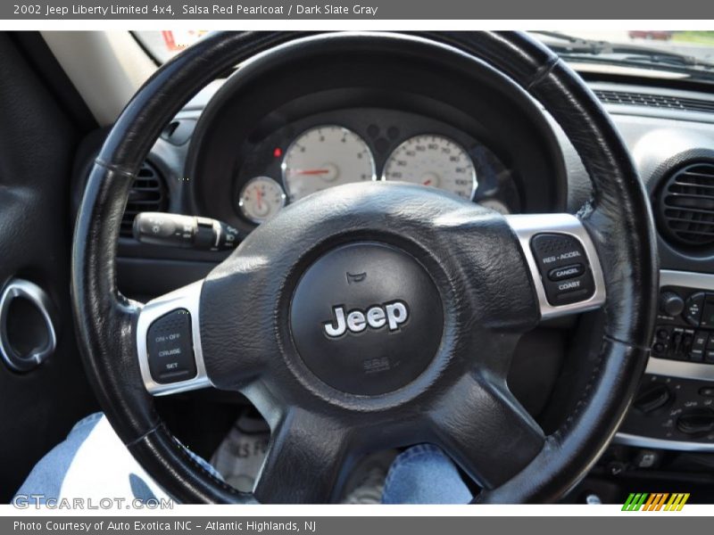 Salsa Red Pearlcoat / Dark Slate Gray 2002 Jeep Liberty Limited 4x4