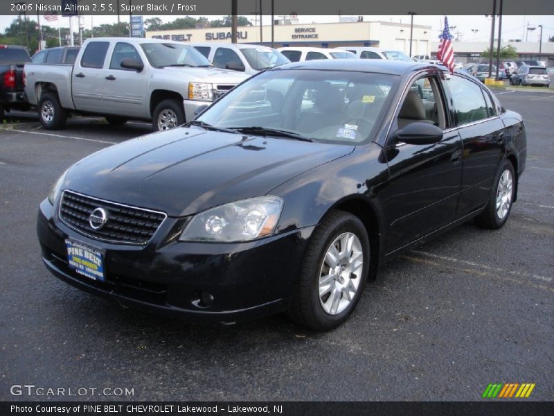 Super Black / Frost 2006 Nissan Altima 2.5 S