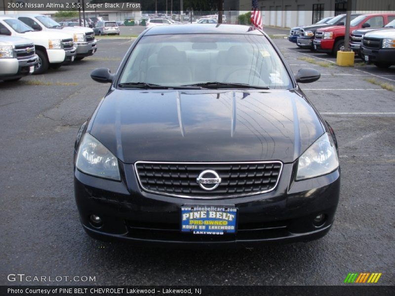 Super Black / Frost 2006 Nissan Altima 2.5 S