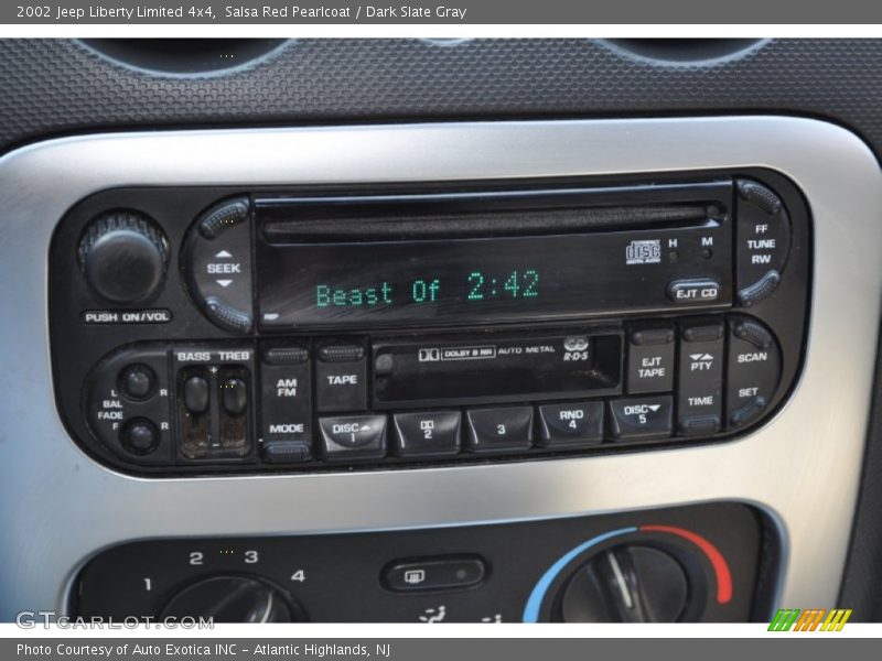 Salsa Red Pearlcoat / Dark Slate Gray 2002 Jeep Liberty Limited 4x4