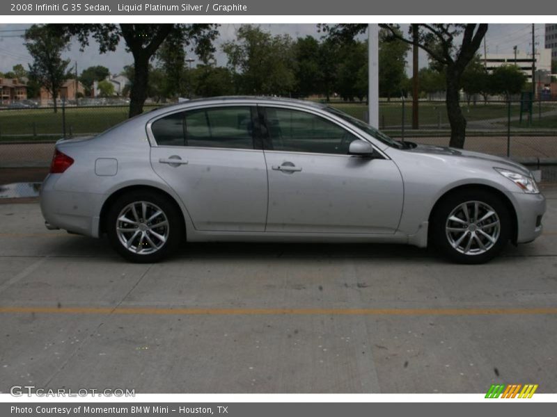 Liquid Platinum Silver / Graphite 2008 Infiniti G 35 Sedan