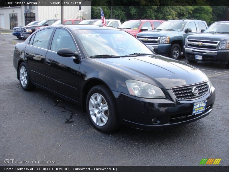 Super Black / Frost 2006 Nissan Altima 2.5 S