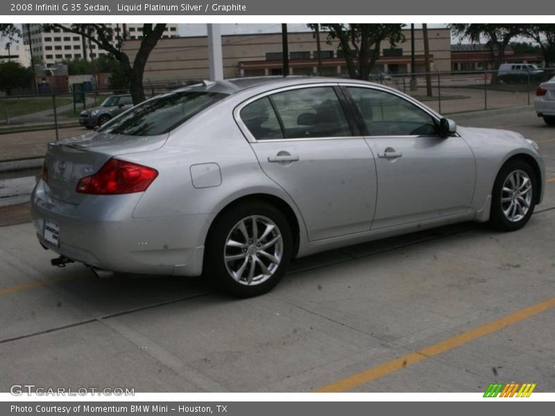 Liquid Platinum Silver / Graphite 2008 Infiniti G 35 Sedan