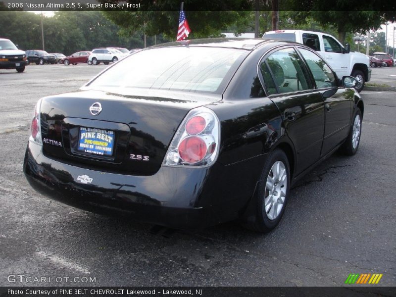 Super Black / Frost 2006 Nissan Altima 2.5 S