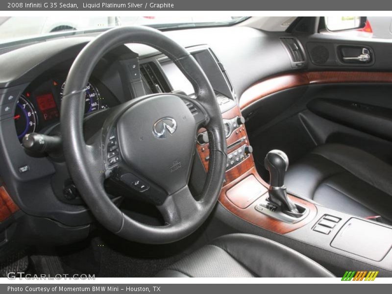 Liquid Platinum Silver / Graphite 2008 Infiniti G 35 Sedan