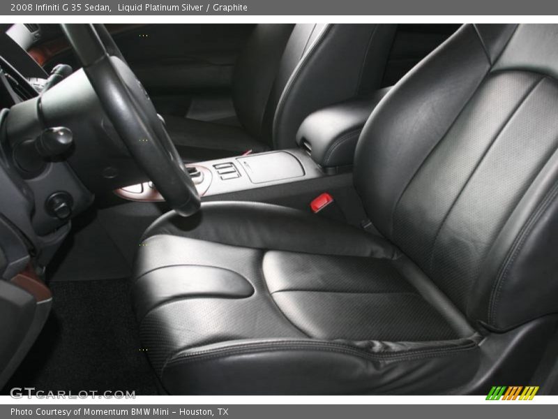 Liquid Platinum Silver / Graphite 2008 Infiniti G 35 Sedan