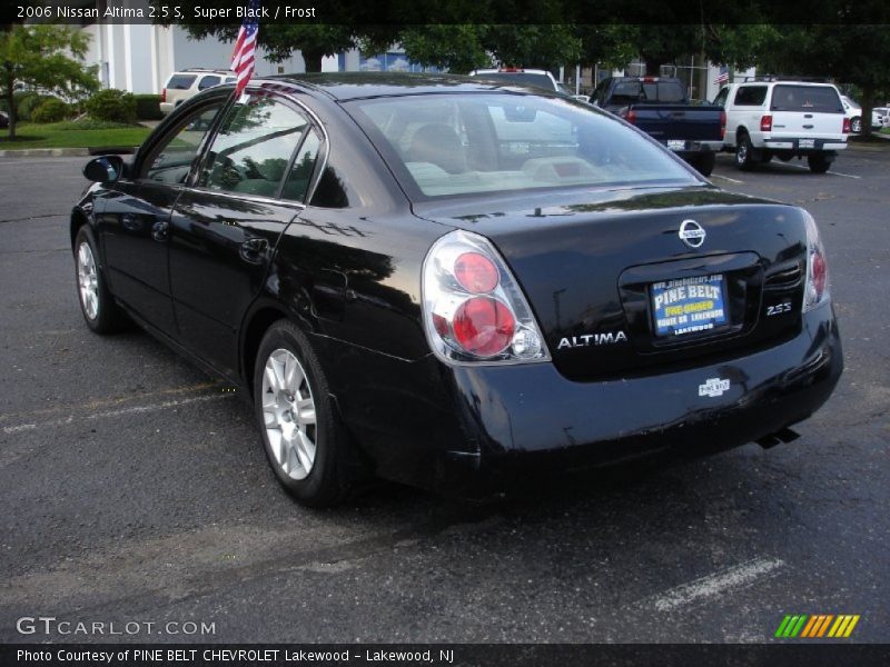 Super Black / Frost 2006 Nissan Altima 2.5 S