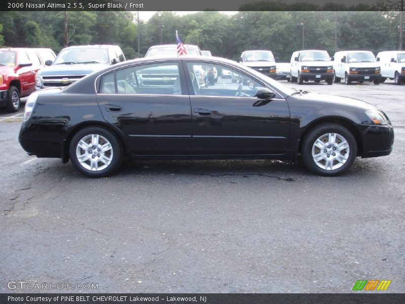 Super Black / Frost 2006 Nissan Altima 2.5 S