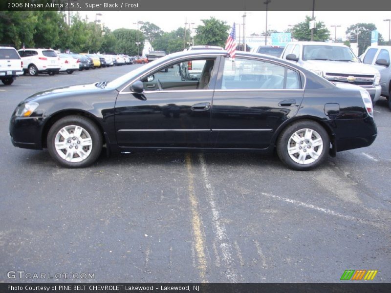 Super Black / Frost 2006 Nissan Altima 2.5 S