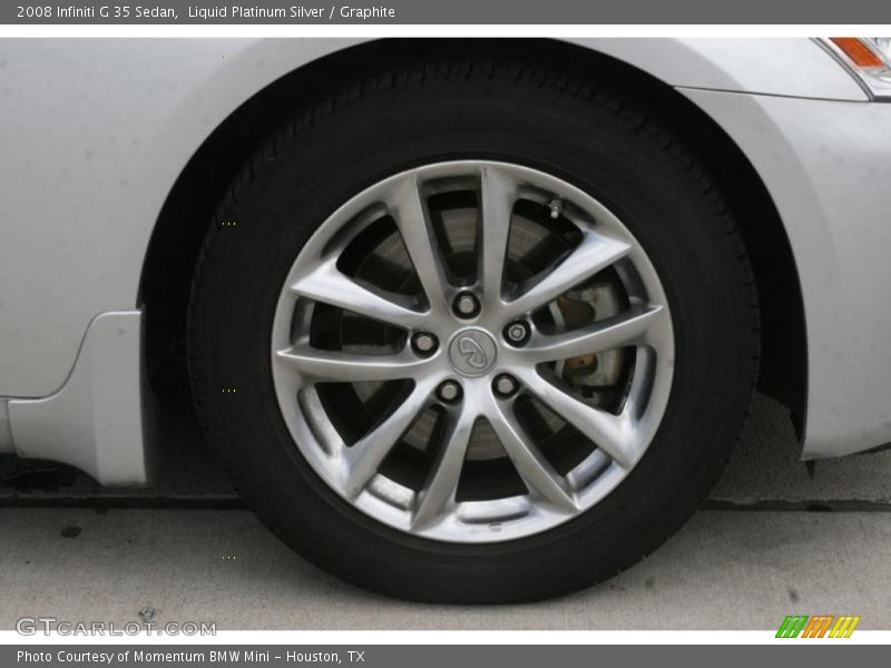 Liquid Platinum Silver / Graphite 2008 Infiniti G 35 Sedan
