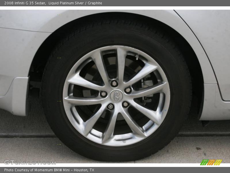 Liquid Platinum Silver / Graphite 2008 Infiniti G 35 Sedan